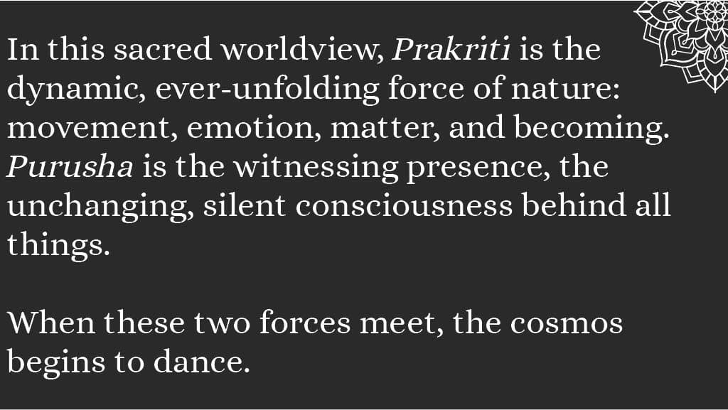 Prakriti Prursha — slide 5
